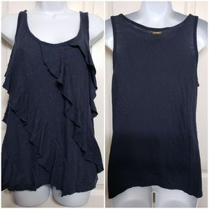 Micheal Kors Ruffled Tank Top